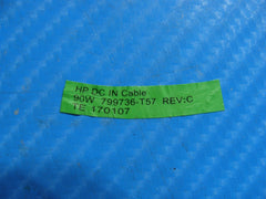 HP 15-ay041wm 15.6" DC IN Power Jack w/Cable 799736-T57