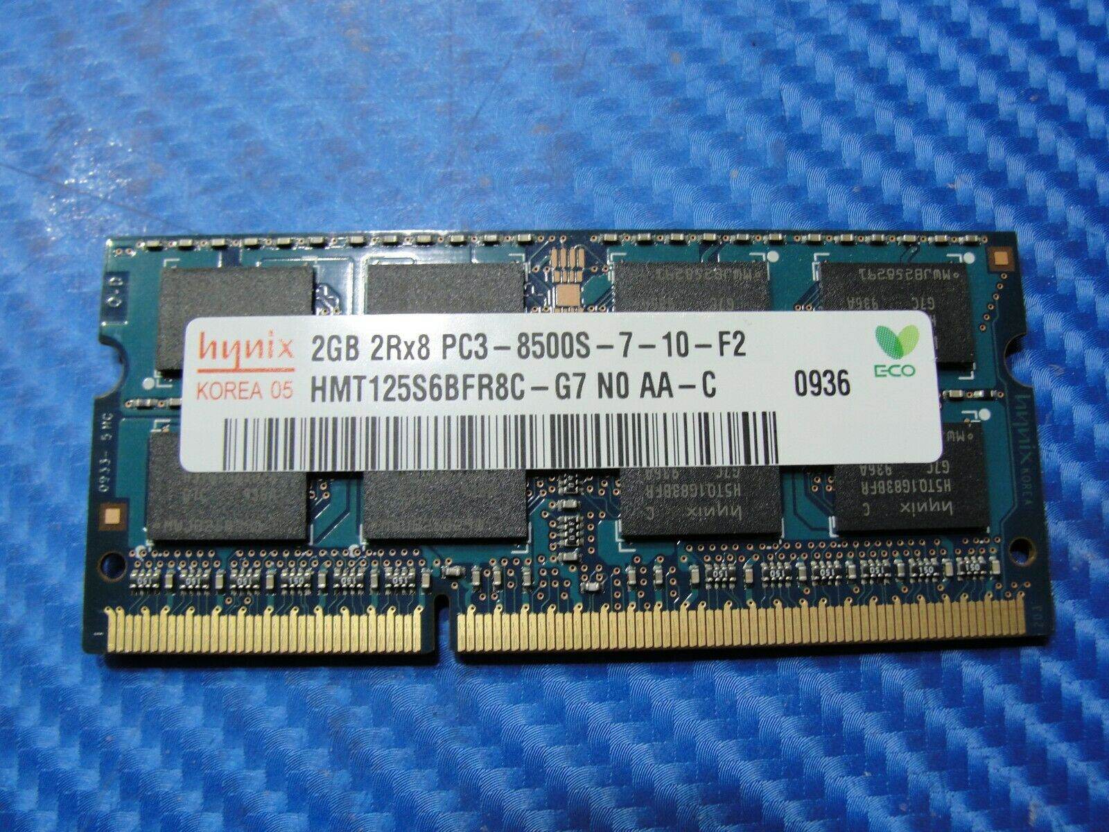 MacBook Pro A1286 Laptop Hynix 2GB Memory PC3-8500S-7-10-F2 HMT125S6BFR8C-G7 - Tested Computer Laptop Parts