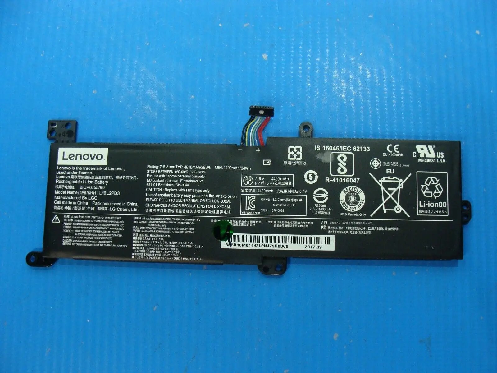 Lenovo IdeaPad 320-15IKB 15.6 Battery 7.6V 35Wh 4400mAh L16L2PB3