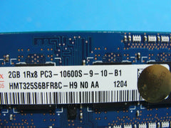 MacBook Pro A1286 Laptop Hynix 2GB x2 Memory PC3-10600S-9-10-B1 HMT325S6BFR8C-H9 - Tested Computer Laptop Parts