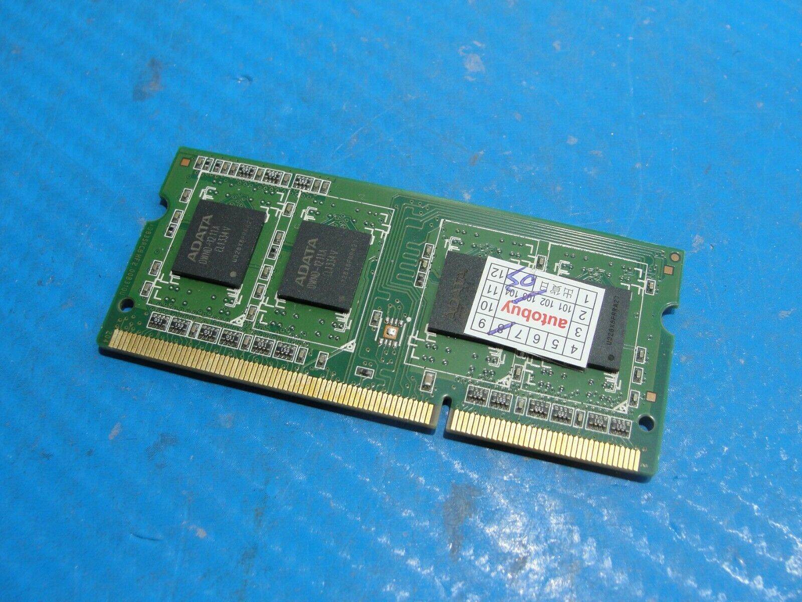 Toshiba Satellite C50-A Laptop ADATA 4GB Memory DDR3 1600MHz AD3S1600W4G11-B - Tested Computer Laptop Parts