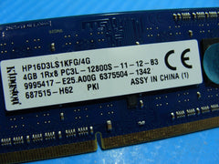 HP 17-e019dx Kingston 4GB 1Rx8 PC3L-12800S Memory RAM SO-DIMM 9995417-E25.A00G