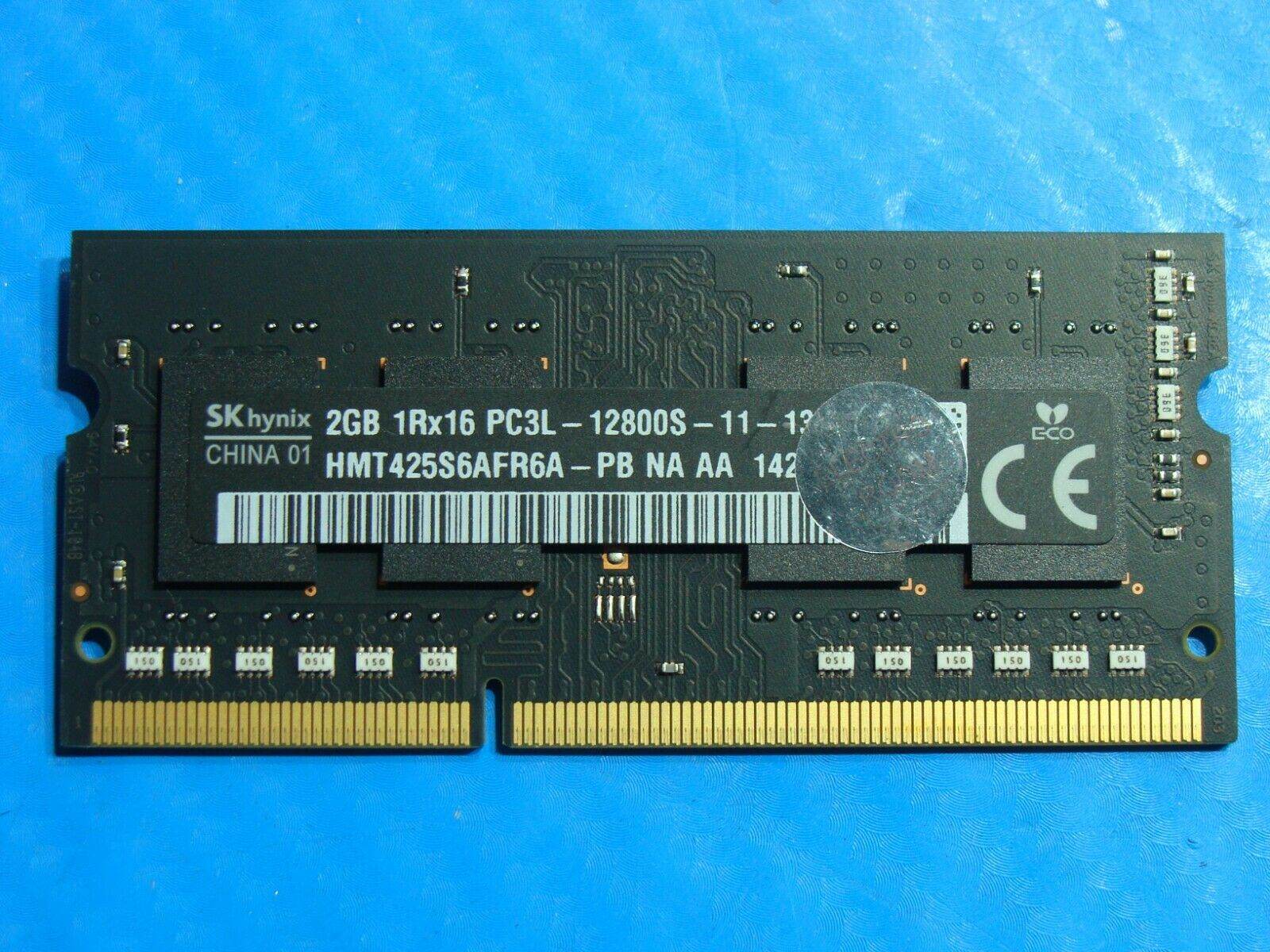 MacBook Pro A1278 SK Hynix 2GB PC3L-12800S Memory RAM SO-DIMM HMT425S6AFR6A-PB - Tested Computer Laptop Parts