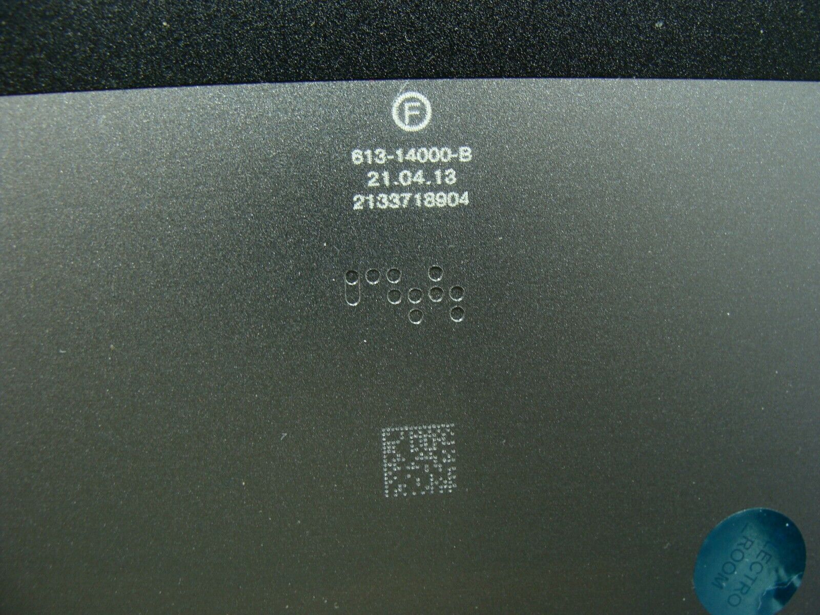 MacBook Pro A2251 13 Mid 2020 MWP42LL/A Bottom Case Space Gray 923-04157