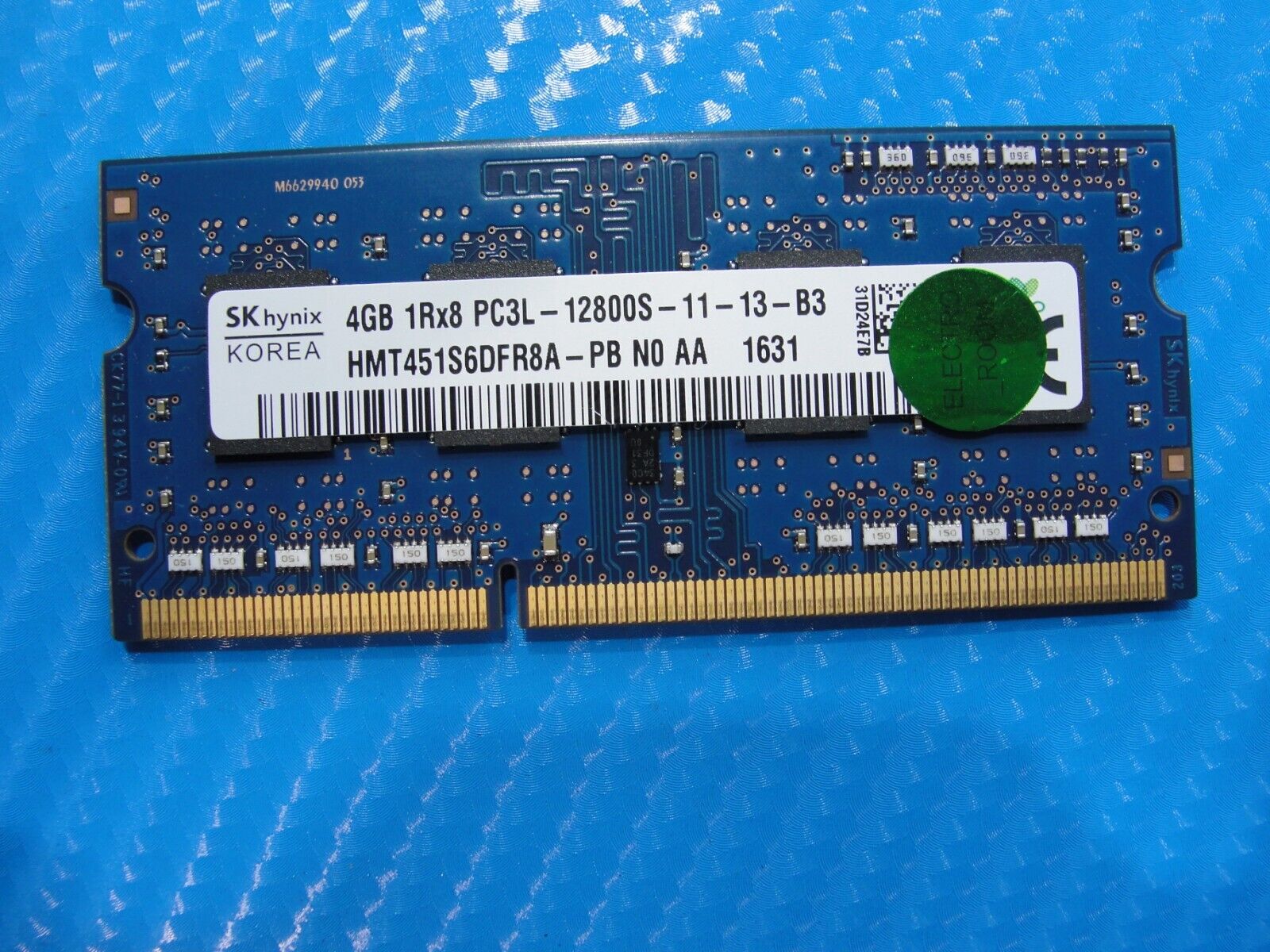 Dell 5559 SKhynix SO-DIMM 4Gb Memory PC3L-12800S-11-13-B3 HMT451S6DFR8A-PB