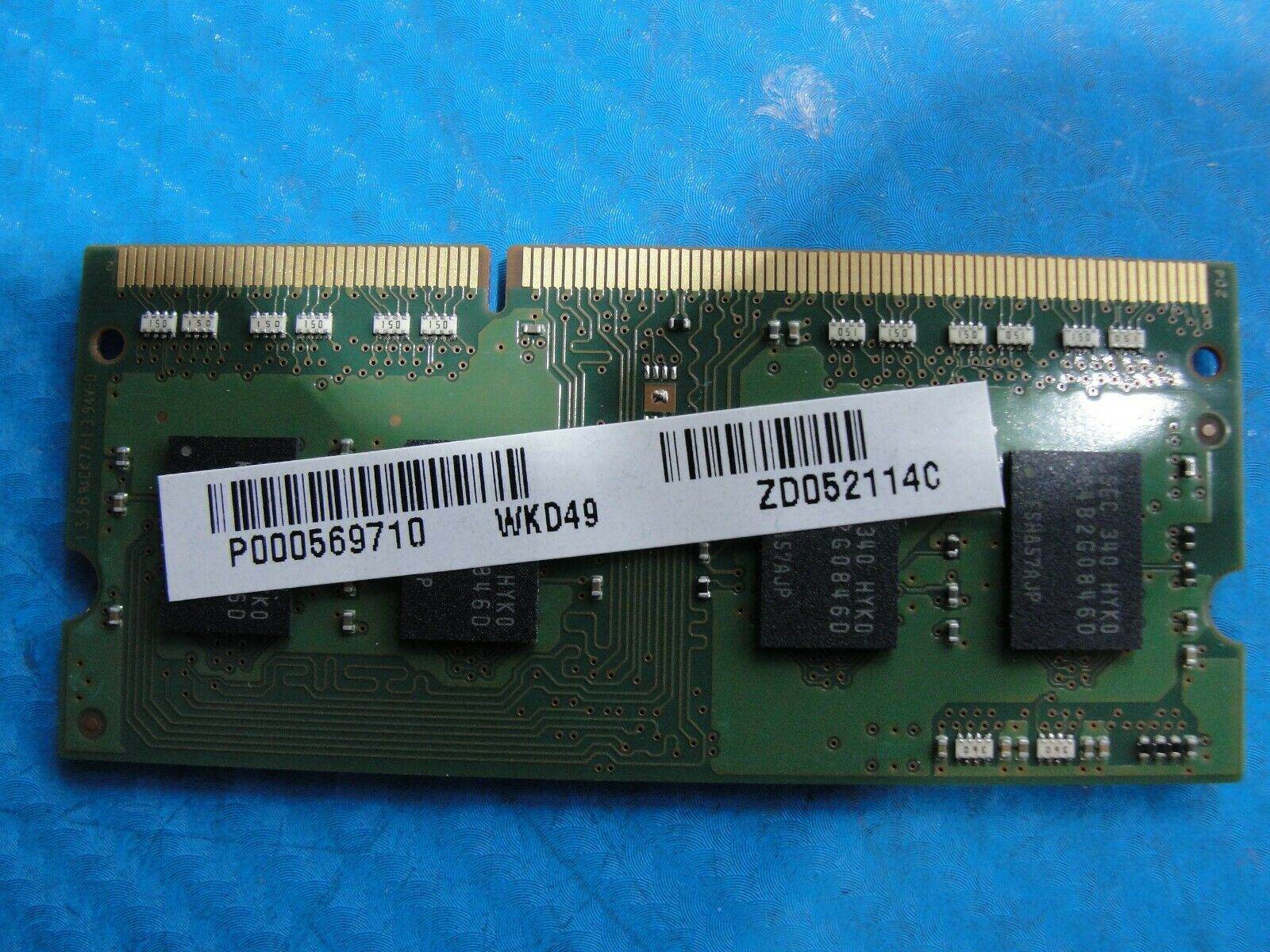 Toshiba A75D So-Dimm Samsung 2GB Memory pc3l-12800s-11-11-B2 m471b5773dh0-yk0 - Tested Computer Laptop Parts