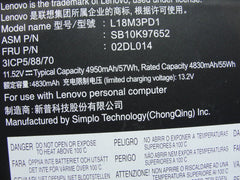 Lenovo ThinkPad T490s 14" Genuine Laptop Battery 11.52V 55Wh 4830mAh L18M3PD1