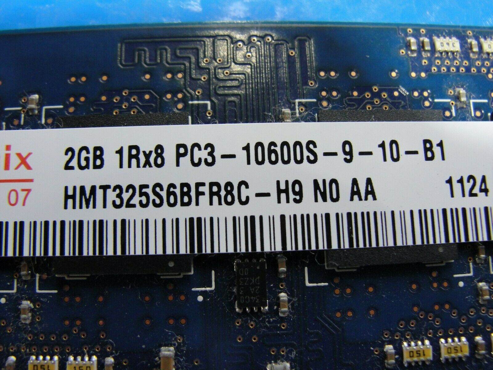MacBook Pro A1278 SO-DIMM Hynix 2GB Memory PC3-10600S-9-10-B1 HMT325S6BFR8C-H9 - Tested Computer Laptop Parts