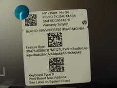 HP ZBook 14" 15u G6 Genuine Bottom Case Bas Cover L63375-001 6070B1487705 Grd A