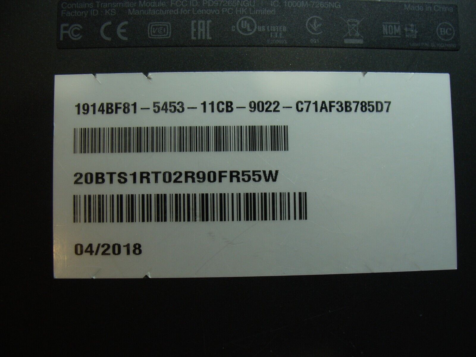 Lenovo ThinkPad X1 Carbon 3rd Gen 14
