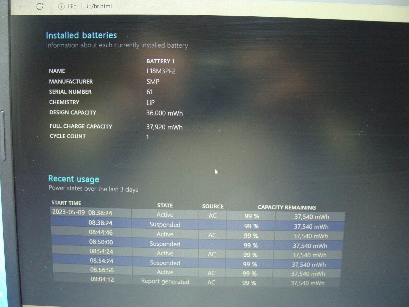 Power Battery Lenovo Ideapad L340-15API Ryzen 3-3200U 2.6Ghz 8GB Radeon GPU 2 GB - Tested Computer Laptop Parts