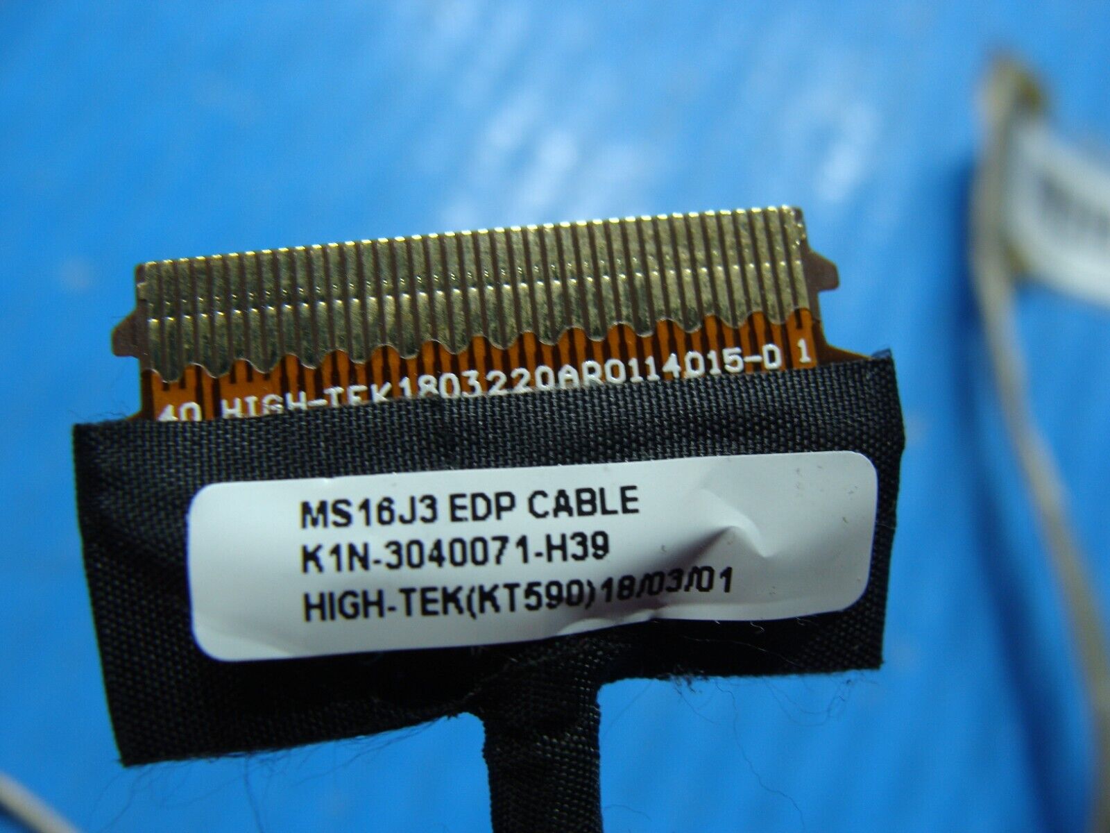 MSI GV62 8RD 15.6 LCD Video Cable w/WebCam K1N-3040071-H39