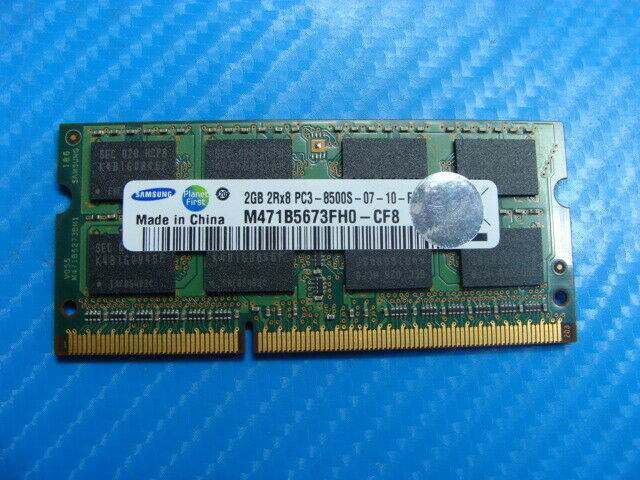 MacBook Pro A1278 Samsung 2GB 2Rx8 PC3-8500S RAM Memory SO-DIMM M471B5673FH0-CF8 - Tested Computer Laptop Parts