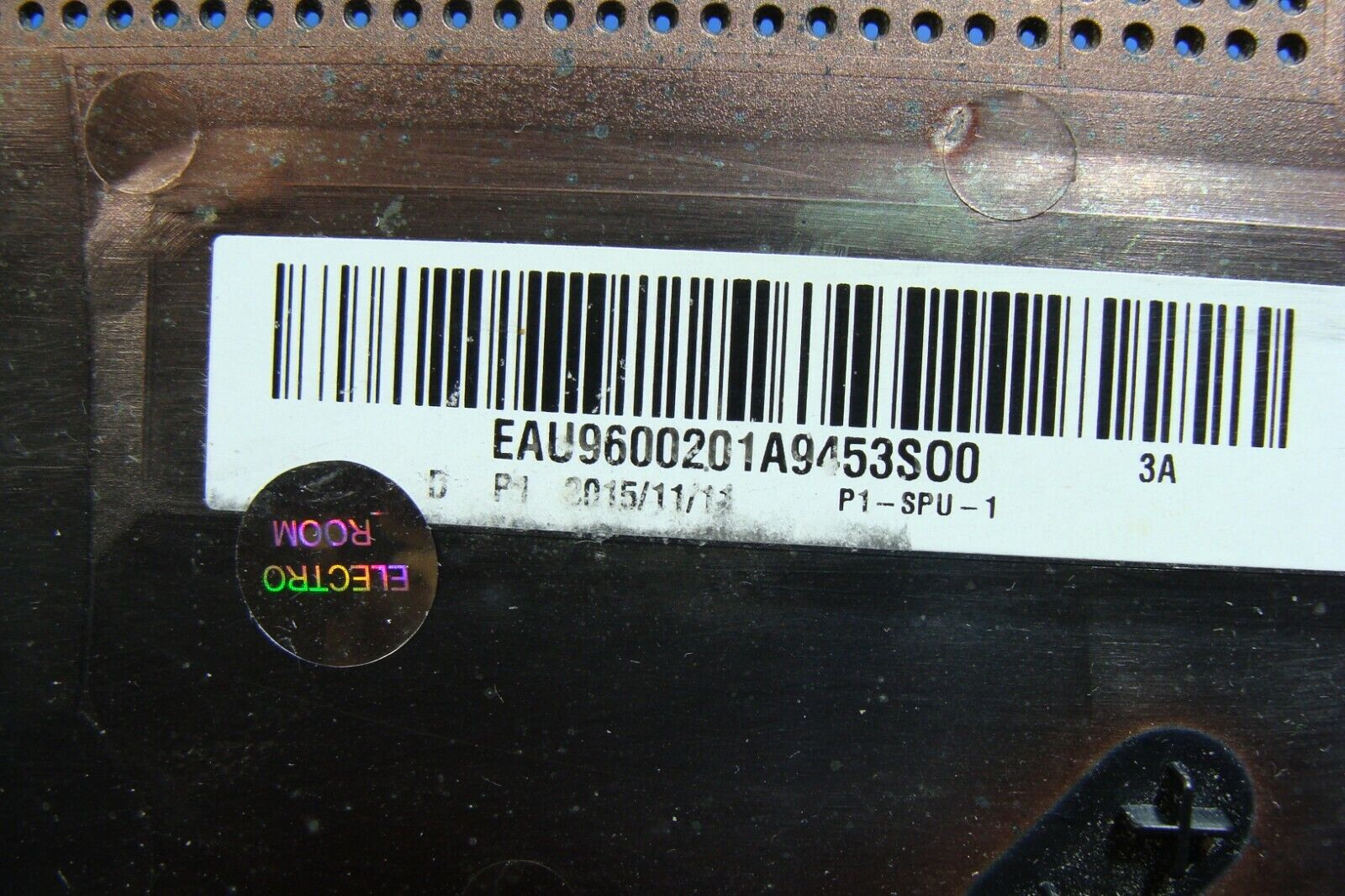 HP 15.6 15-f271wm Genuine Laptop Bottom Case w/Cover Door Speakers EAU9600201