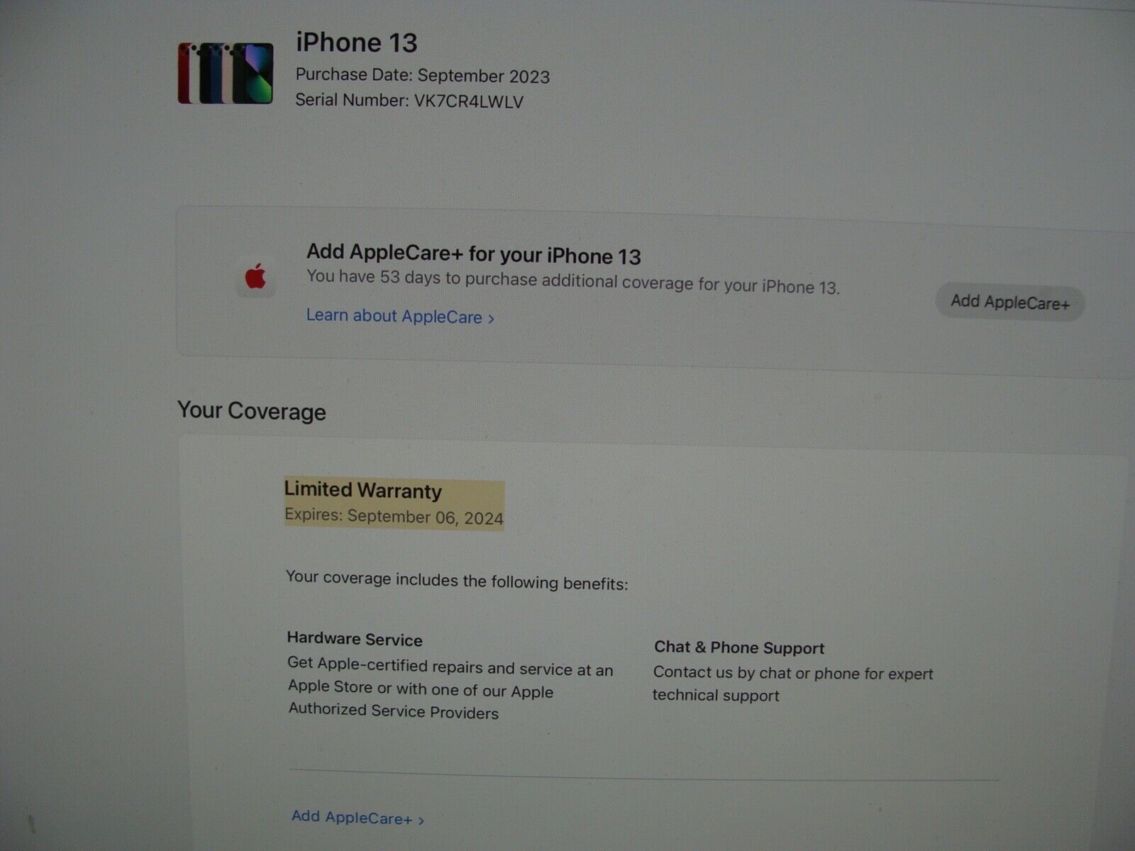 Unlocked 1 YR Warranty OB Apple iPhone 13 A2482 Midnight Blue 100% Battery 128GB