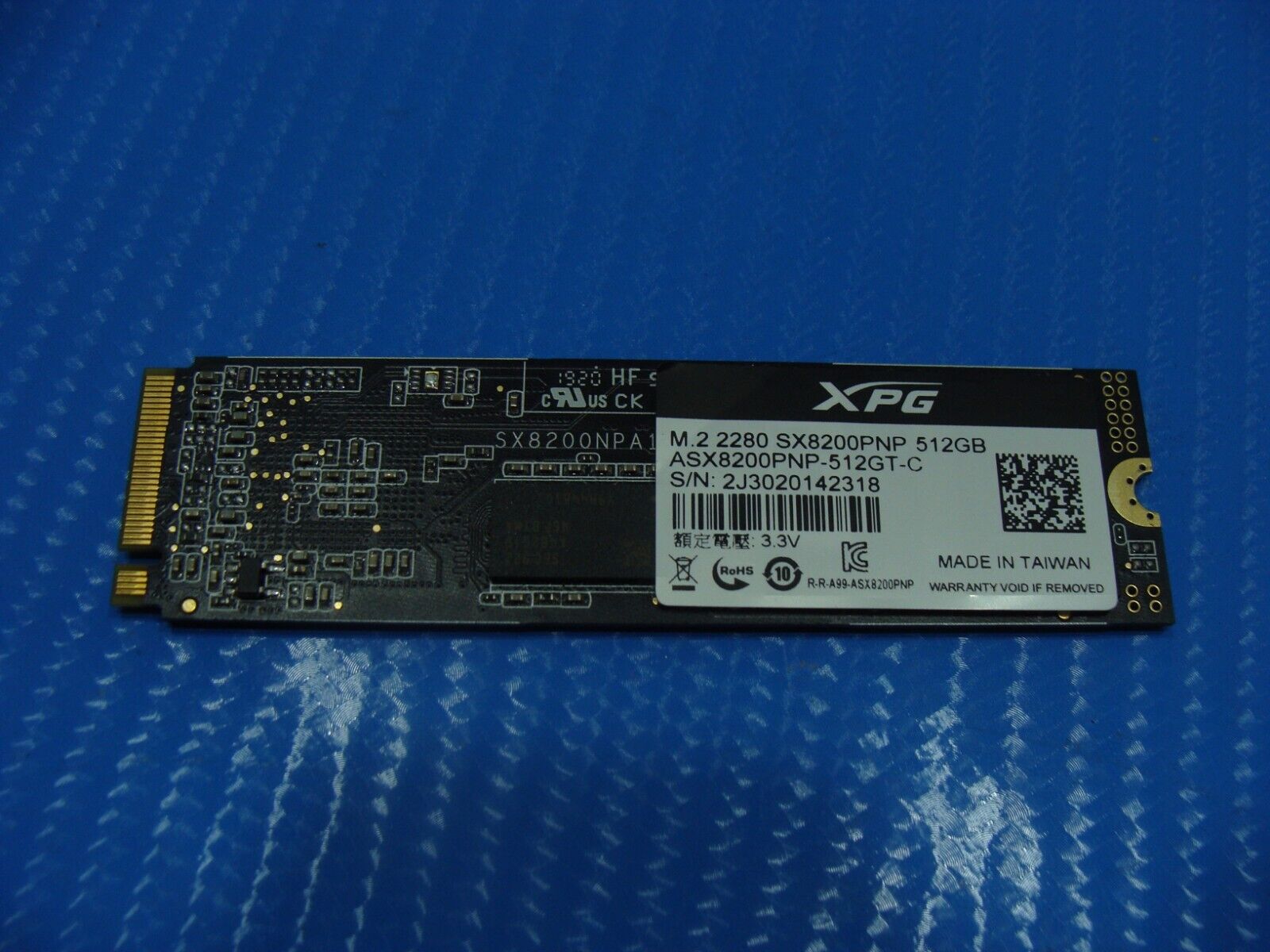 Acer AN515-51-57CE ADATA XPG 512GB M.2 SSD Solid State Drive ASX8200PNP-512GT-C