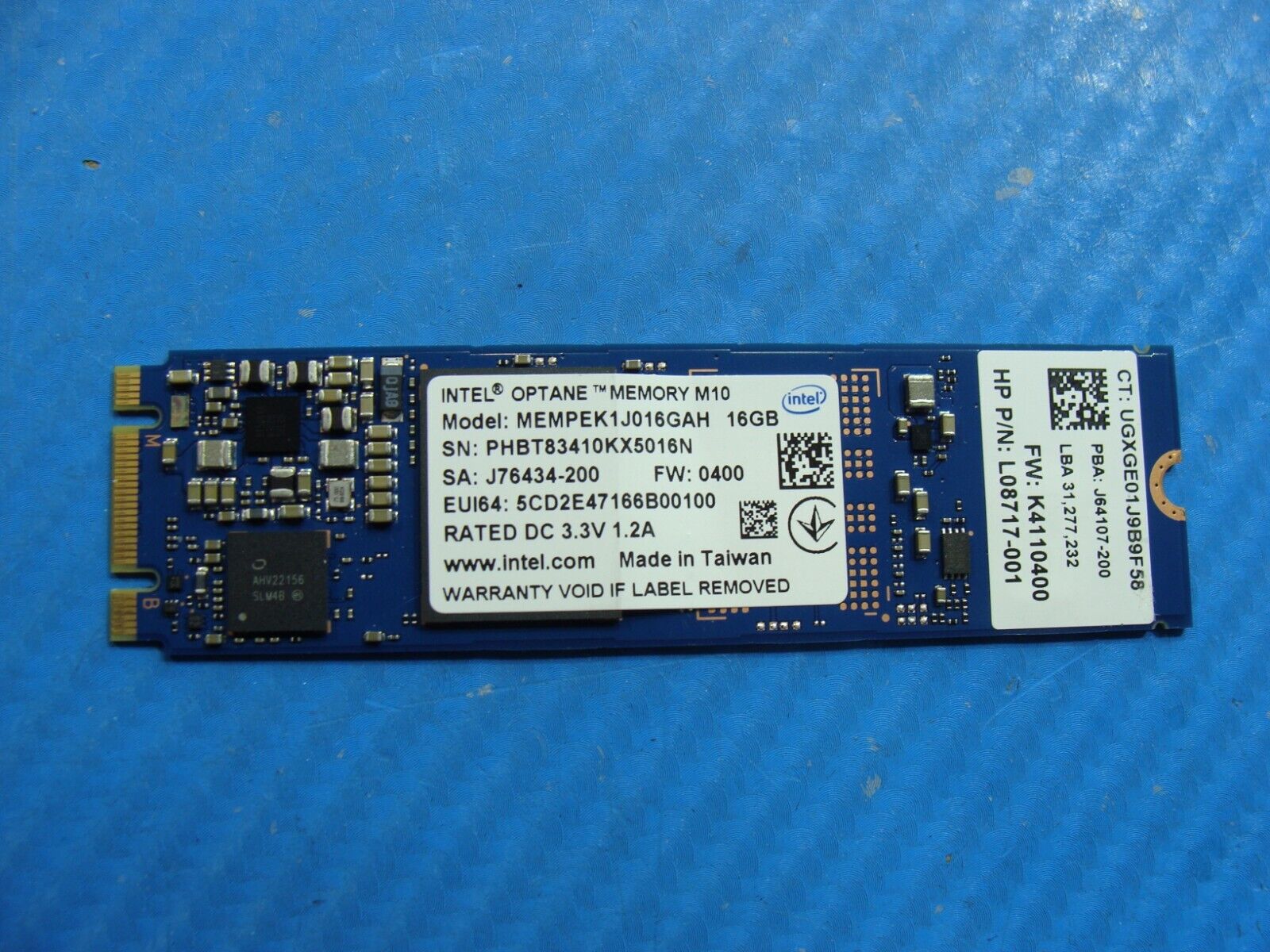 HP 14-ba253cl Intel 16GB SATA M.2 Solid State Drive MEMPEK1J016GAH L08717-001