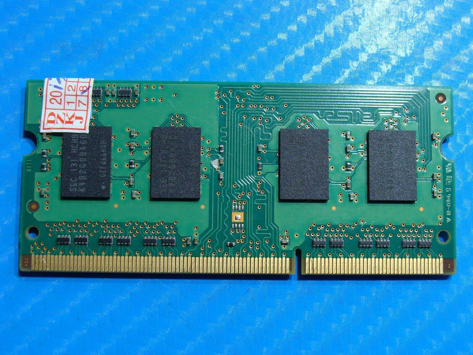 Lenovo E431 SO-DIMM Samsung 2GB Memory PC3-10600S-09-11-B2 M471B5773DH0-CH9 - Tested Computer Laptop Parts