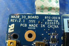 Toshiba Satellite L15W 11.6" USB Audio Port Volume Button Board N01KB10B01 Toshiba