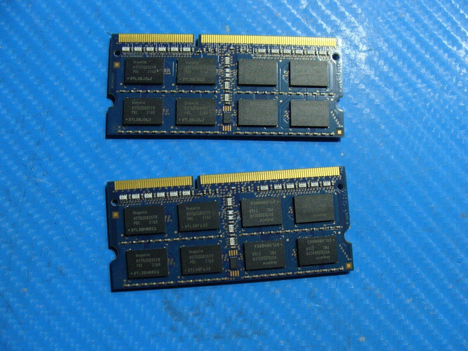 Asus K55VM Hynix 8Gb 2x4Gb 2Rx8 Memory Ram So-Dimm PC3-12800S HMT351S6CFR8C-PB - Tested Computer Laptop Parts