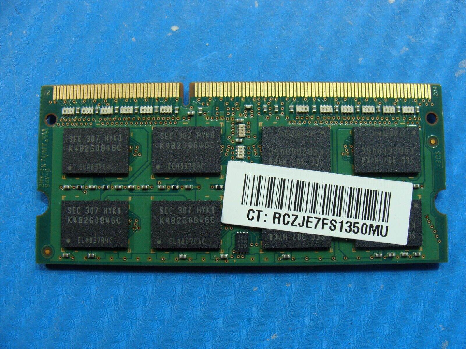 HP 15-b142dx Samsung 4GB PC3L-12800S Memory RAM SO-DIMM RAM M471B5273CH0-YK0 - Tested Computer Laptop Parts