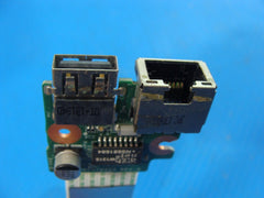 HP Pavilion 17-e054ca 17.3" USB LAN Ethernet Port Board w/Cable DA0R65TB6D0