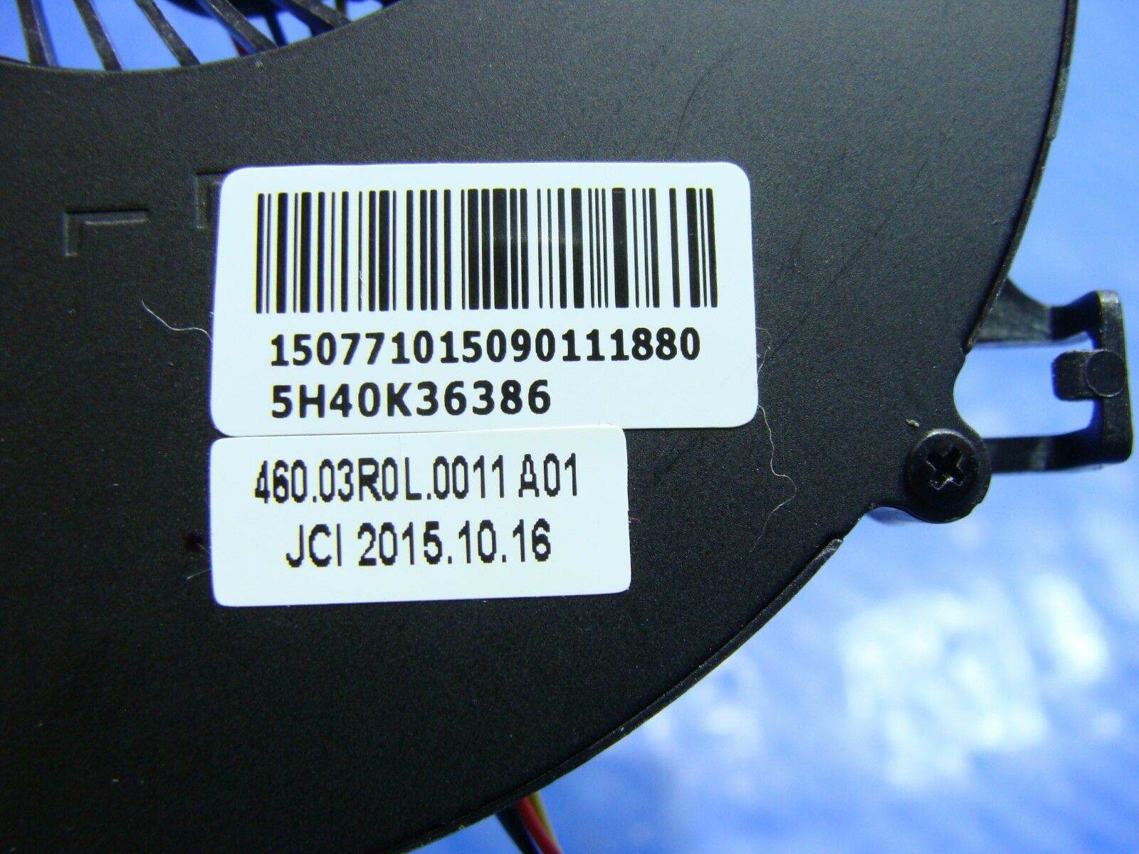 Lenovo Edge 2 1580 80QF 15.6” OEM CPU Cooling Fan w/Heatsink 5H40K36386 ER* - Tested Computer Laptop Parts