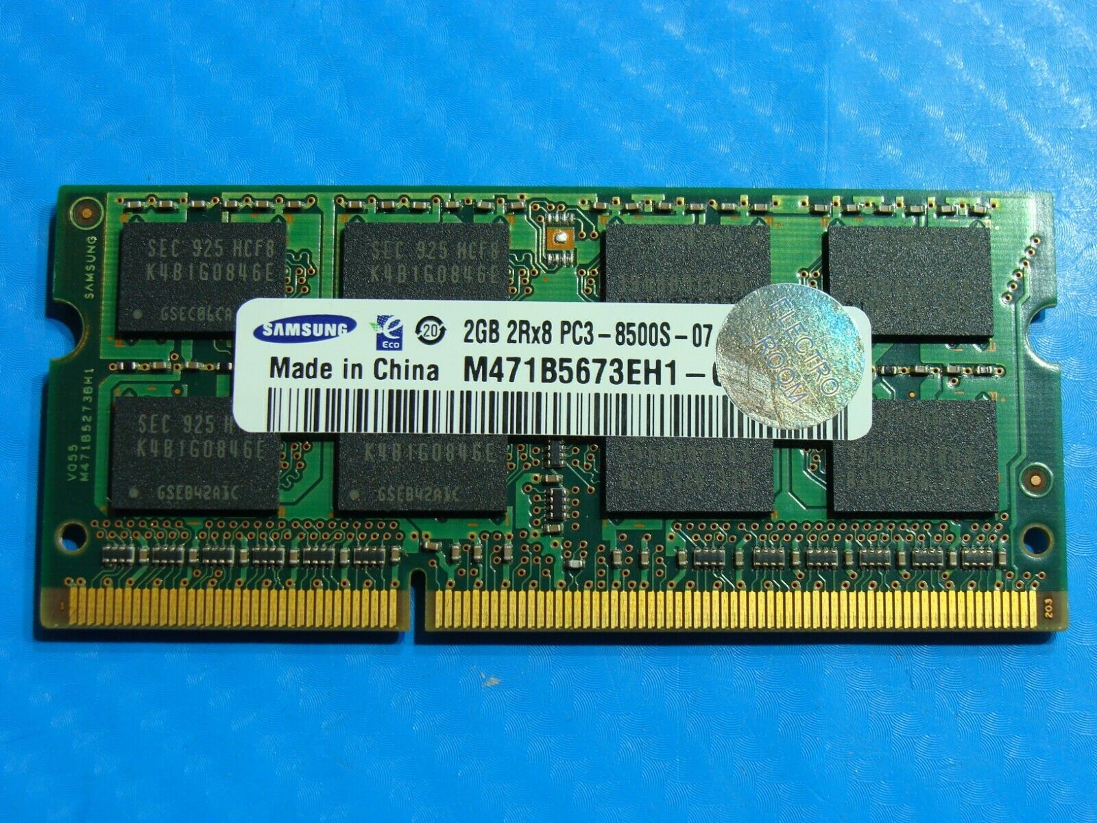 MacBook Pro A1286 Samsung 2GB Memory PC3-8500S-07-10-F2 M471B5673EH1-CF8 - Laptop Parts - Buy Authentic Computer Parts - Top Seller Ebay