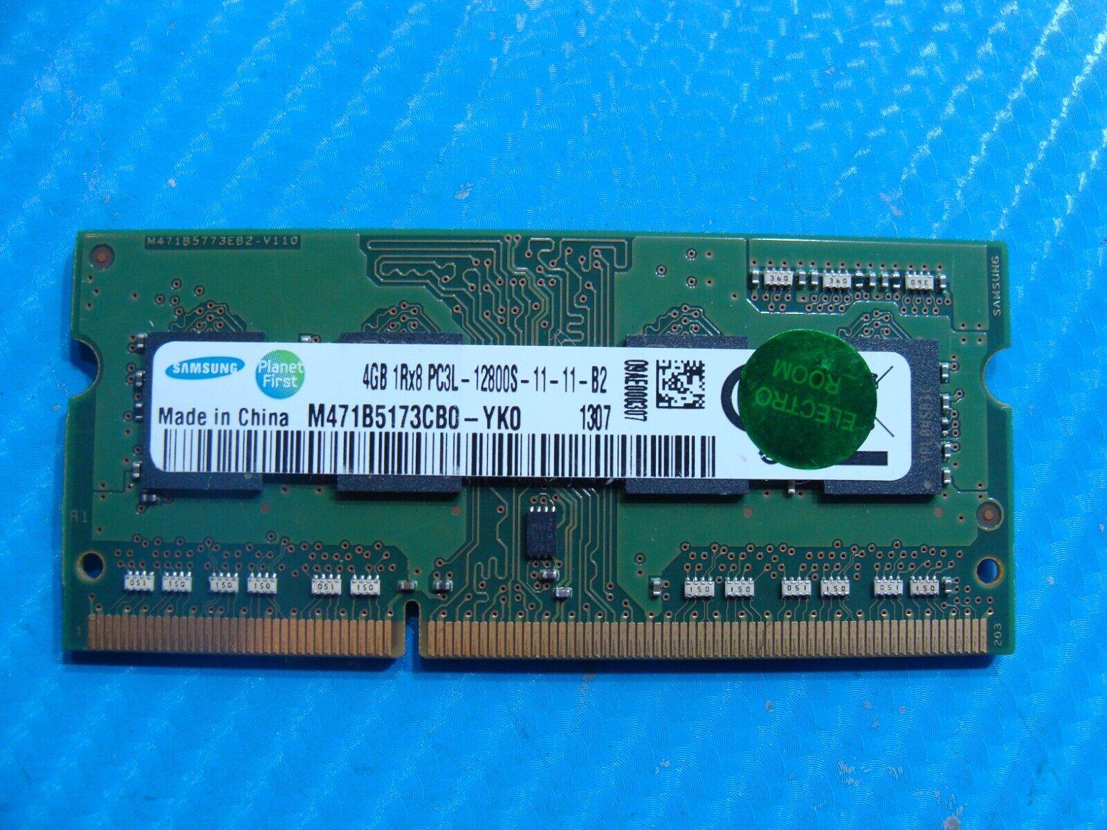 Lenovo T450s Samsung 4GB 1Rx8 PC3L-12800S SO-DIMM Memory RAM M471B5173CB0-YK0 - Tested Computer Laptop Parts