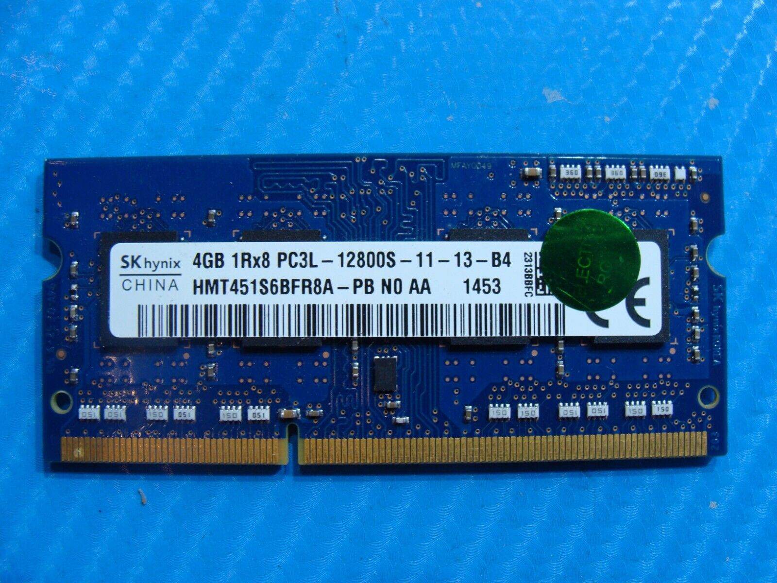 Lenovo Yoga 15 SK Hynix 4GB 1Rx8 PC3L-12800S SO-DIMM Memory RAM HMT451S6BFR8A-PB - Tested Computer Laptop Parts