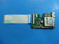 HP Pavilion 15-ab277cl 15.6" Ethernet USB Card Reader Board w/Cable DAX11ATB6D0
