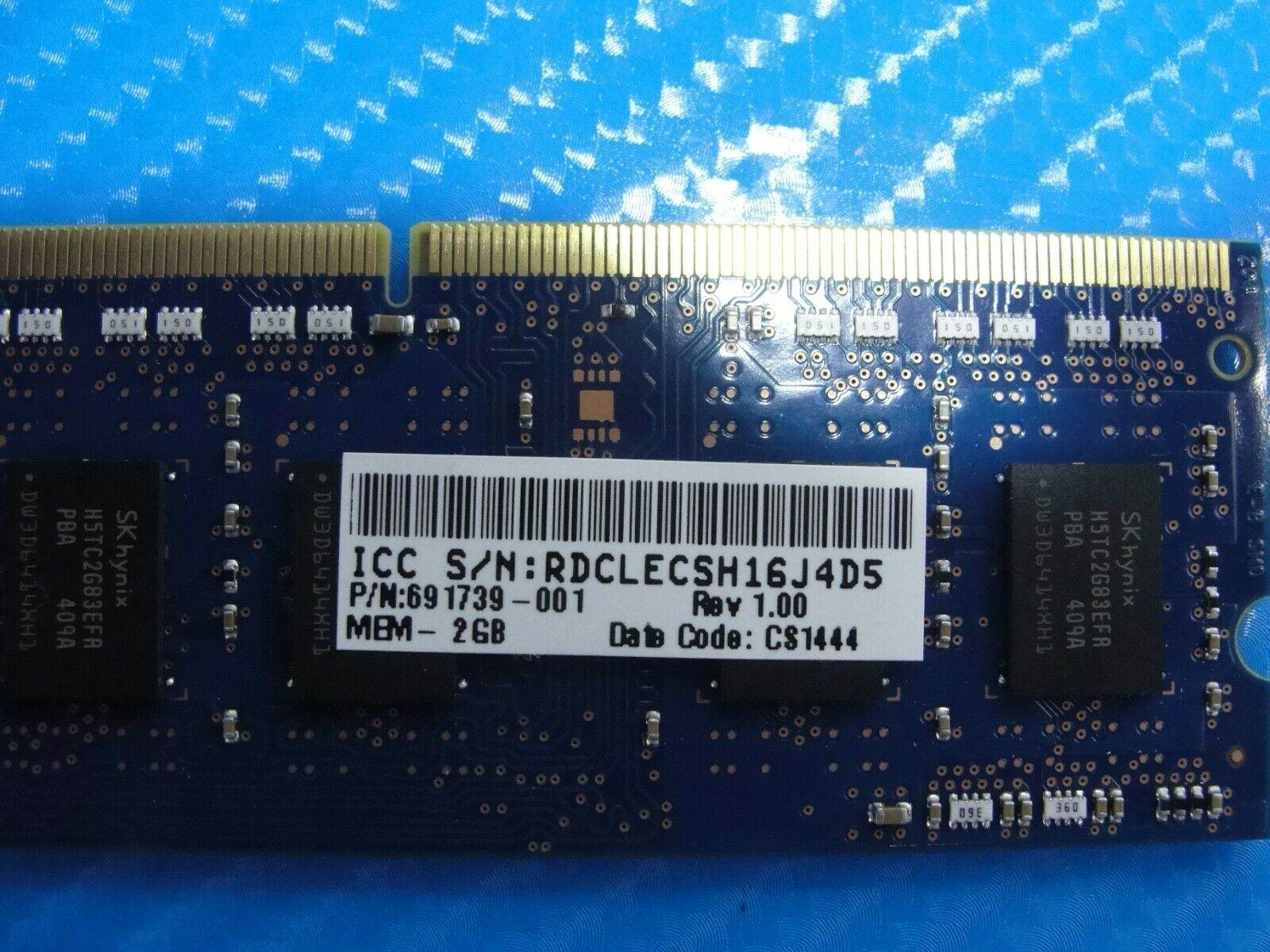 HP m6-n010dx SKhynix 2GB 1Rx8 PC3L-12800S SO-DIMM Memory RAM HMT325S6EFR8A-PB - Tested Computer Laptop Parts