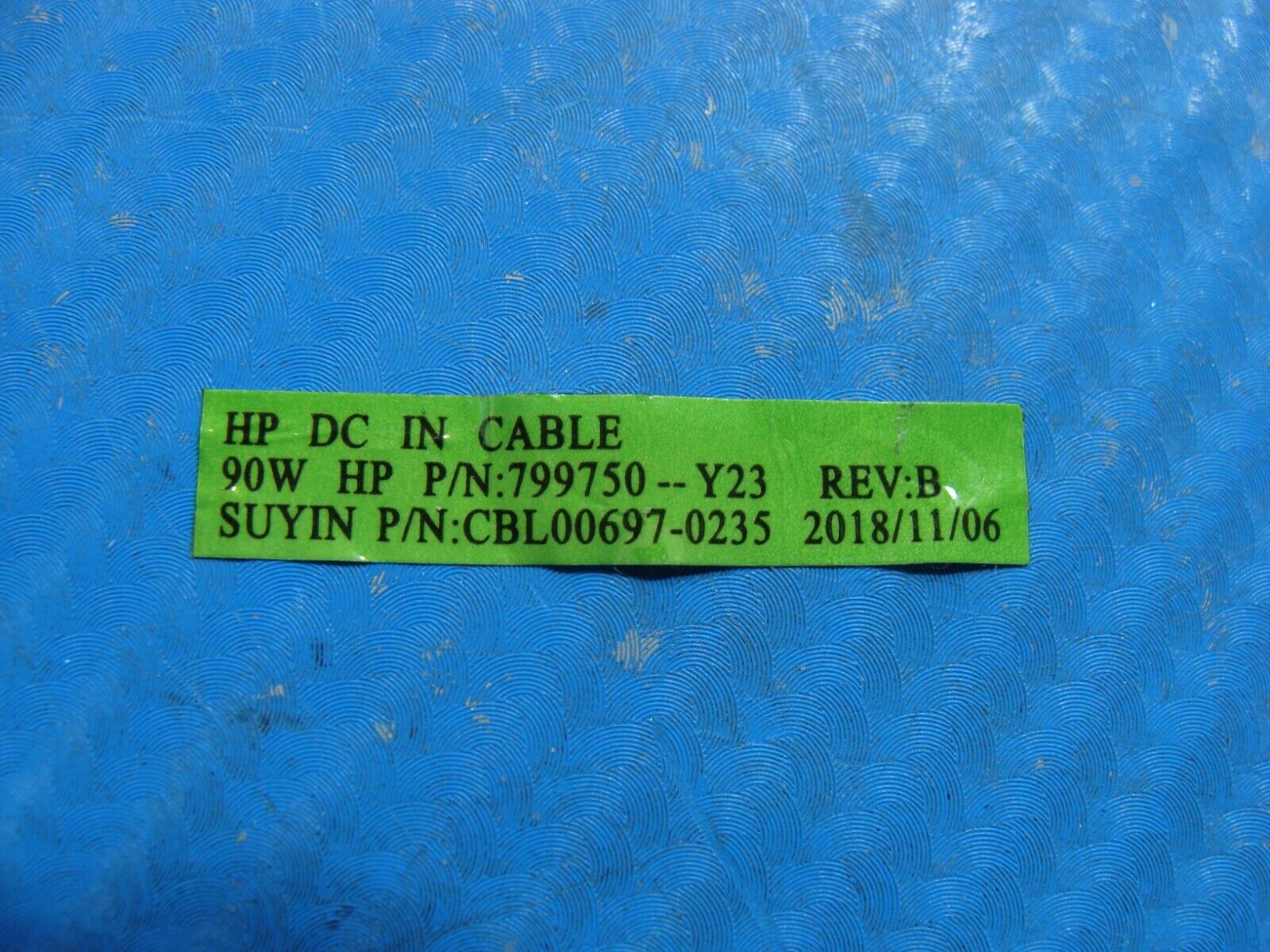 HP Pavilion 15-cu0071nr 15.6 Genuine Laptop DC IN Power Jack w/Cable 799750-Y23