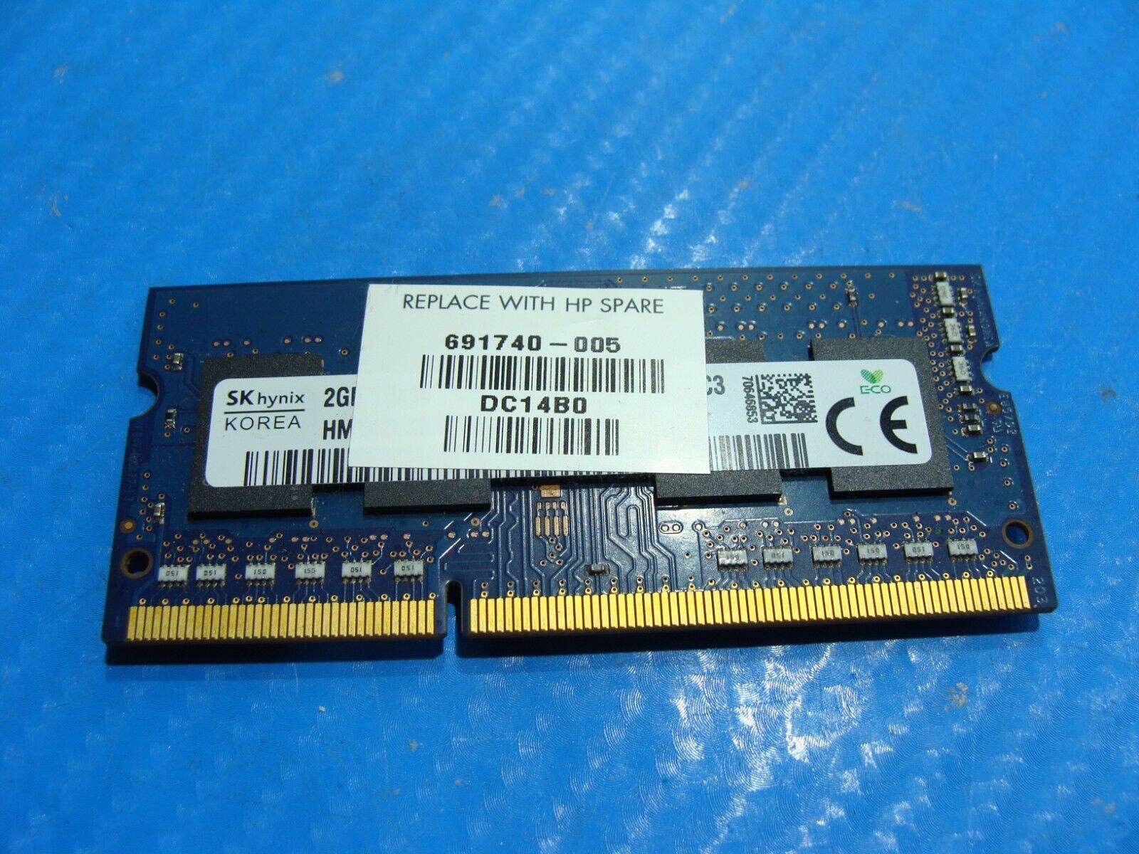 HP 17-f114dx SK Hynix 2GB PC3L-12800S SO-DIMM Memory RAM HMT425S6AFR6A-PB - Tested Computer Laptop Parts