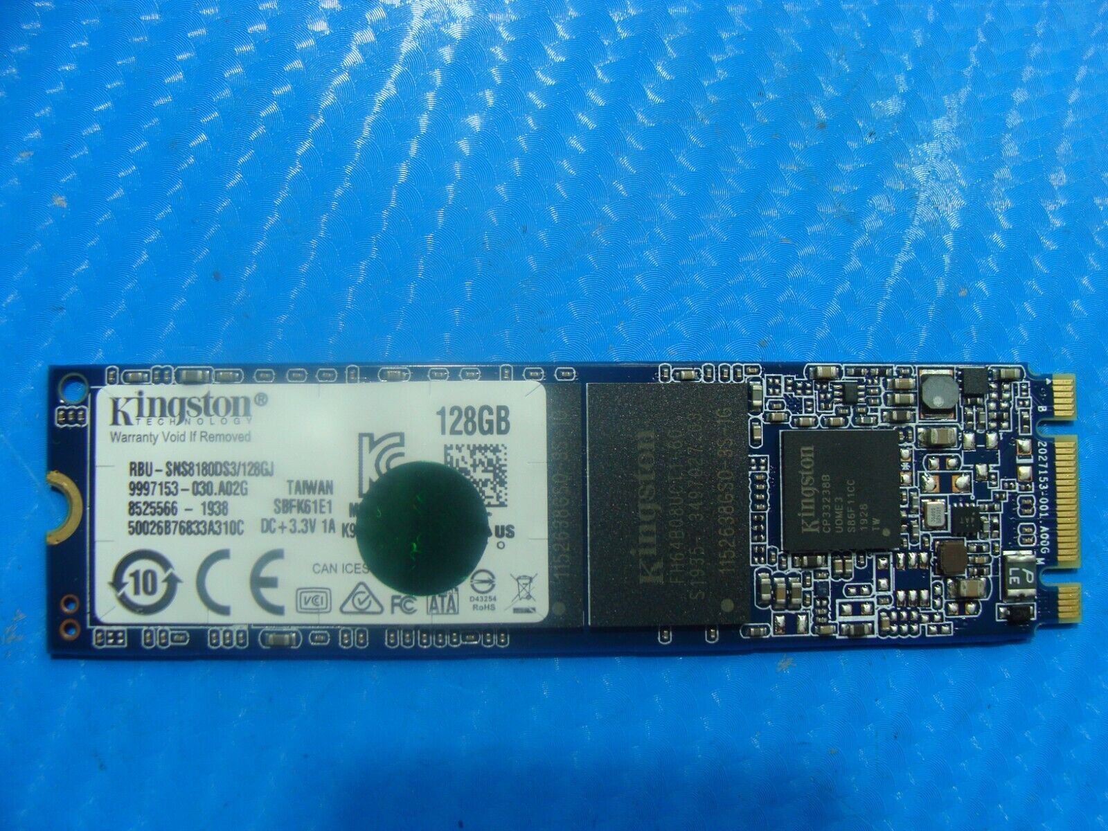 Asus F512FA Kingston 128GB SATA M.2 SSD Solid State Drive RBU-SNS8180DS3/128GJ