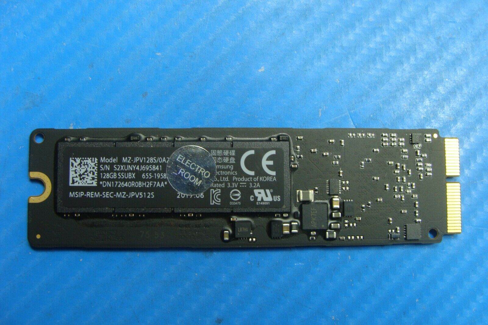 MacBook Air A1466 Samsung 128Gb SSD Solid State Drive MZ-JPV128S/0A2 661-02395 - Tested Computer Laptop Parts