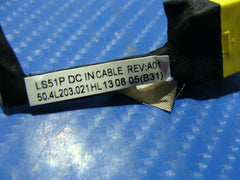 Lenovo IdeaPad S510p 20299 15.6" Genuine DC in Power Jack w/ Cable 50.4L203.021 Lenovo