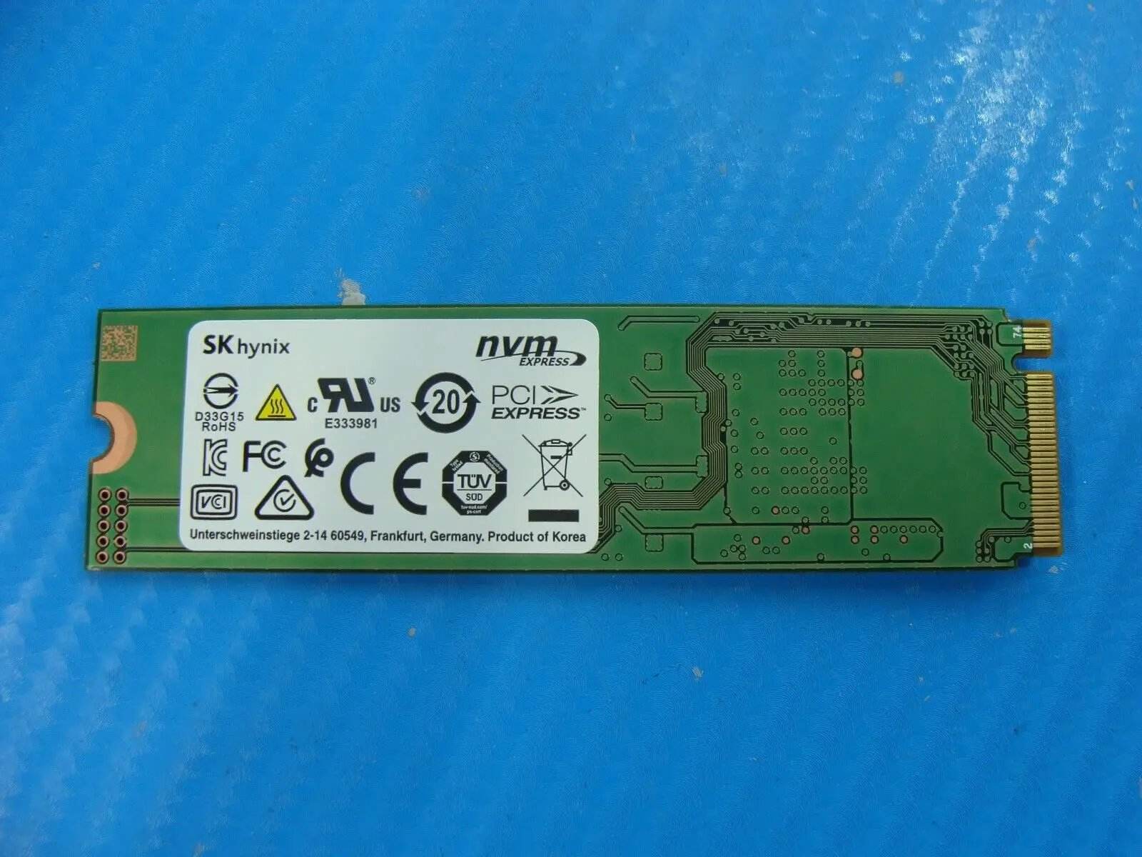 Asus 15 F512 SK Hynix 128GB M.2 NVMe Solid State Drive HFM128GDJTNG-8310A - Tested Computer Laptop Parts