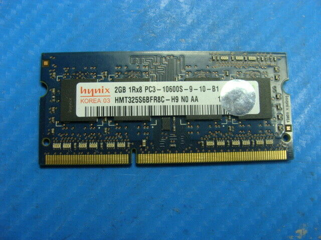 HP 6565B Hynix 2GB 1Rx8 PC3-10600S SO-DIMM Memory RAM HMT325S6BFR8C-H9 - Laptop Parts - Buy Authentic Computer Parts - Top Seller Ebay