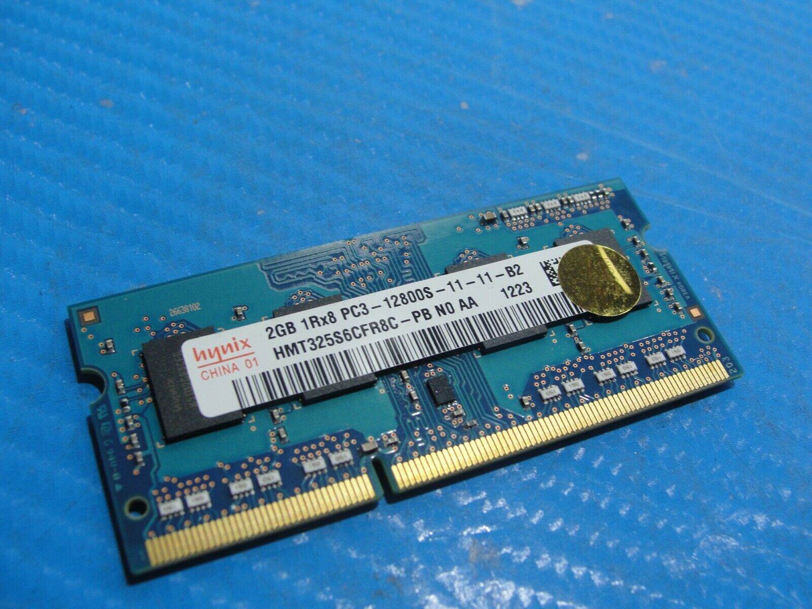 MacBook A1286 SO-DIMM Hynix 2GB Memory RAM PC3-12800S-11-11-B2 HMT325S6CFR8C-PB - Tested Computer Laptop Parts