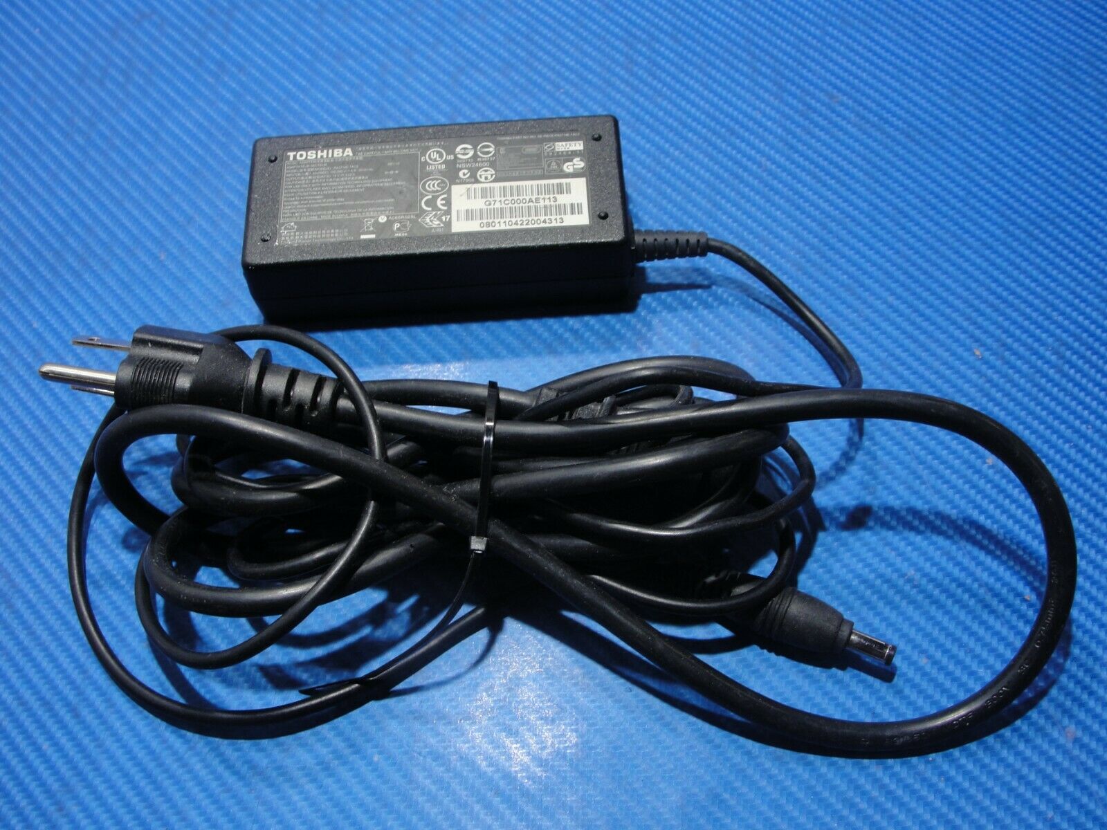 Genuine Toshiba AC Adapter Power Charger 19V 3.42A 65W PA3714U-1ACA G71C000AE113 - Laptop Parts - Buy Authentic Computer Parts - Top Seller Ebay