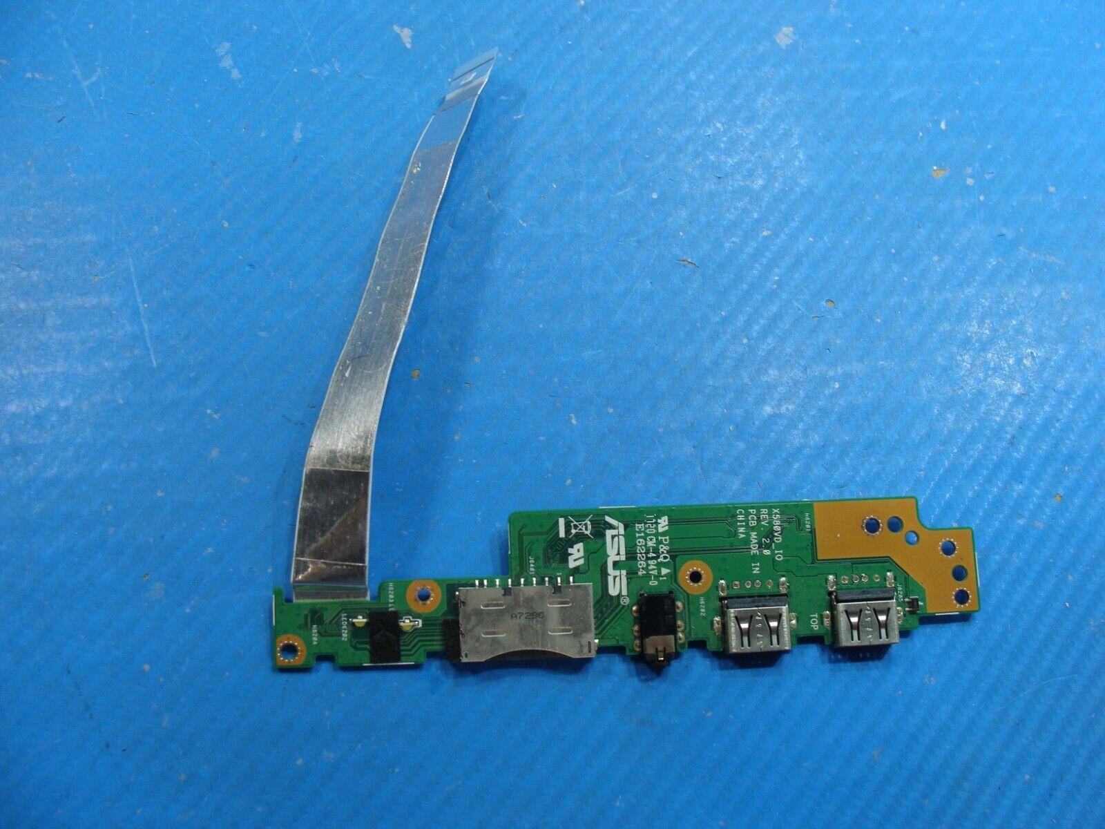 Asus N580VD-DB74T 15.6 USB Audio Card Reader Board w/Cable 60NB0FL0-IO1030