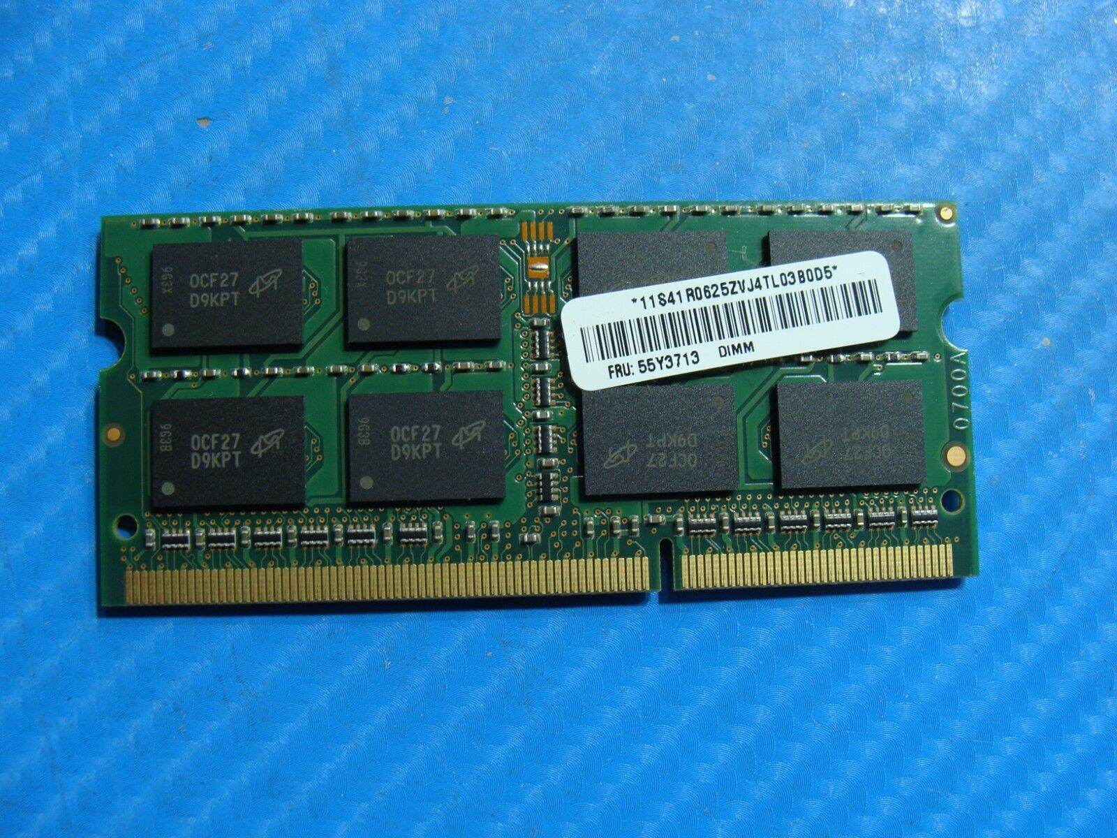 Lenovo T510 Micron 2GB 2Rx8 PC3-8500S SO-DIMM Memory RAM MT16JSF25664HZ-1G1F1 - Tested Computer Laptop Parts