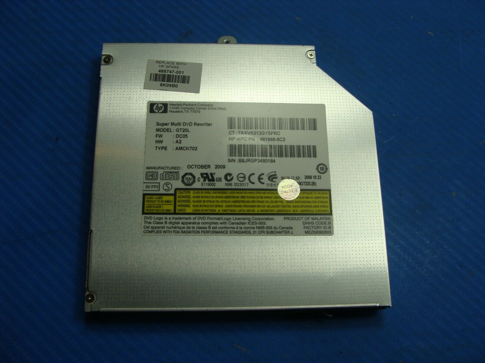 HP Compaq Presario CQ60-615DX 15.6