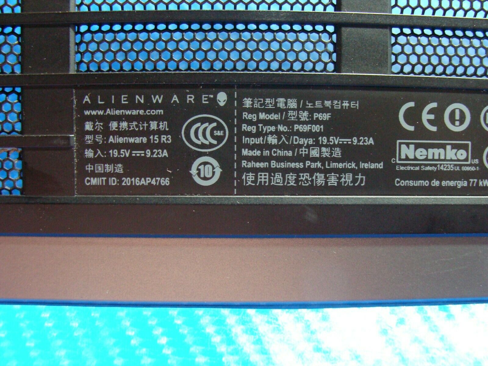 Dell Alienware 15 R3 15.6