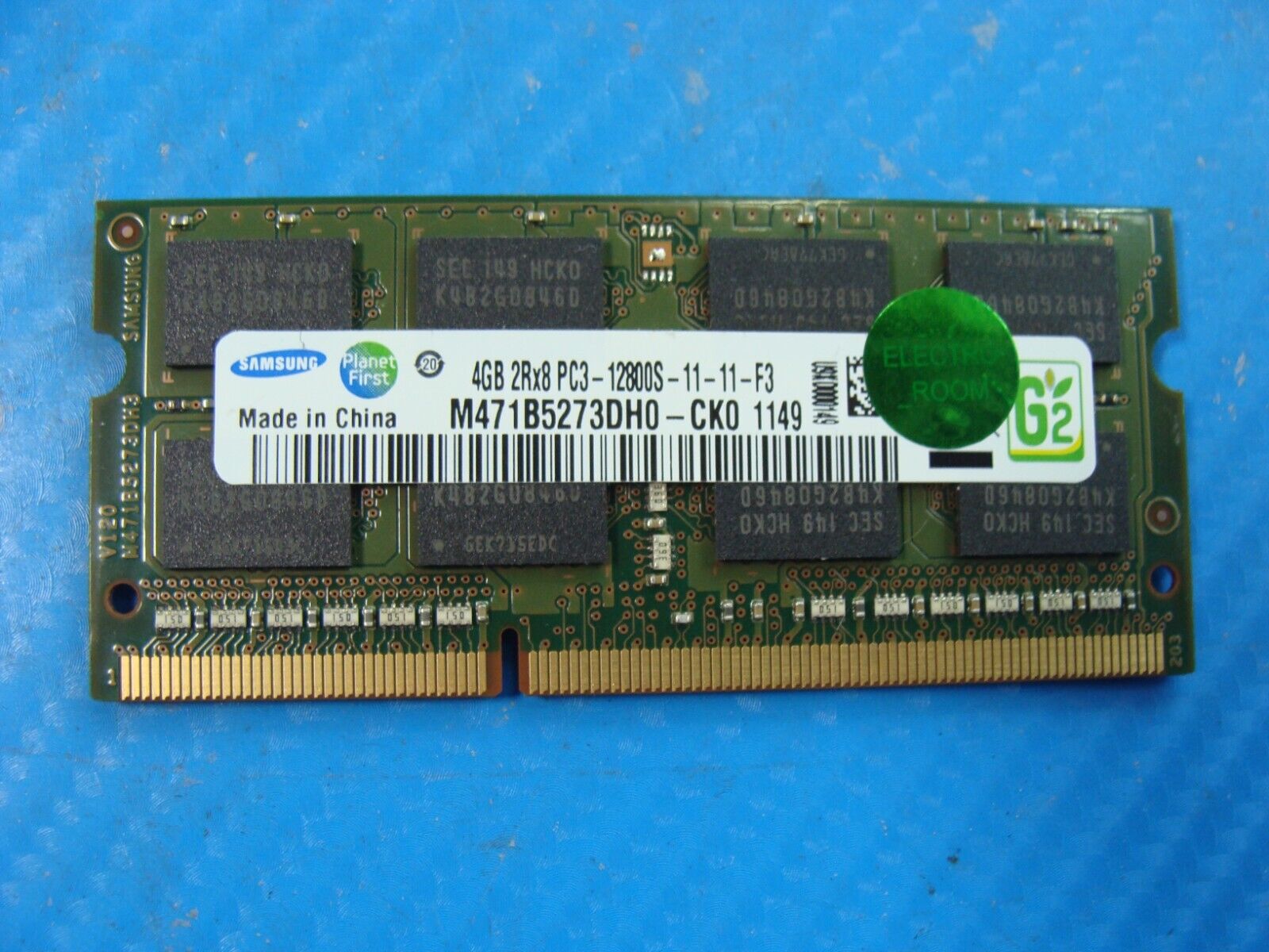 HP Folio 13-2000 Samsung 4GB 2Rx8 PC3-12800S SO-DIMM Memory RAM M471B5273DH0-CK0