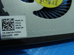 Dell XPS 15 9550 15.6" Genuine Laptop CPU Cooling Fans 36CV9 RVTXY