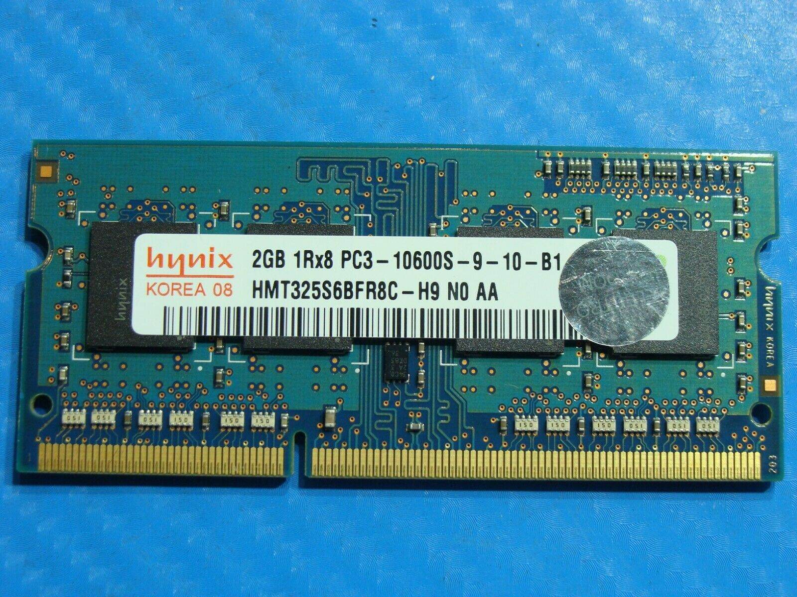 MacBook Pro A1278 SO-DIMM Hynix 2GB Memory PC3-10600S-9-10-B1 HMT325S6BFR8C-H9 - Tested Computer Laptop Parts
