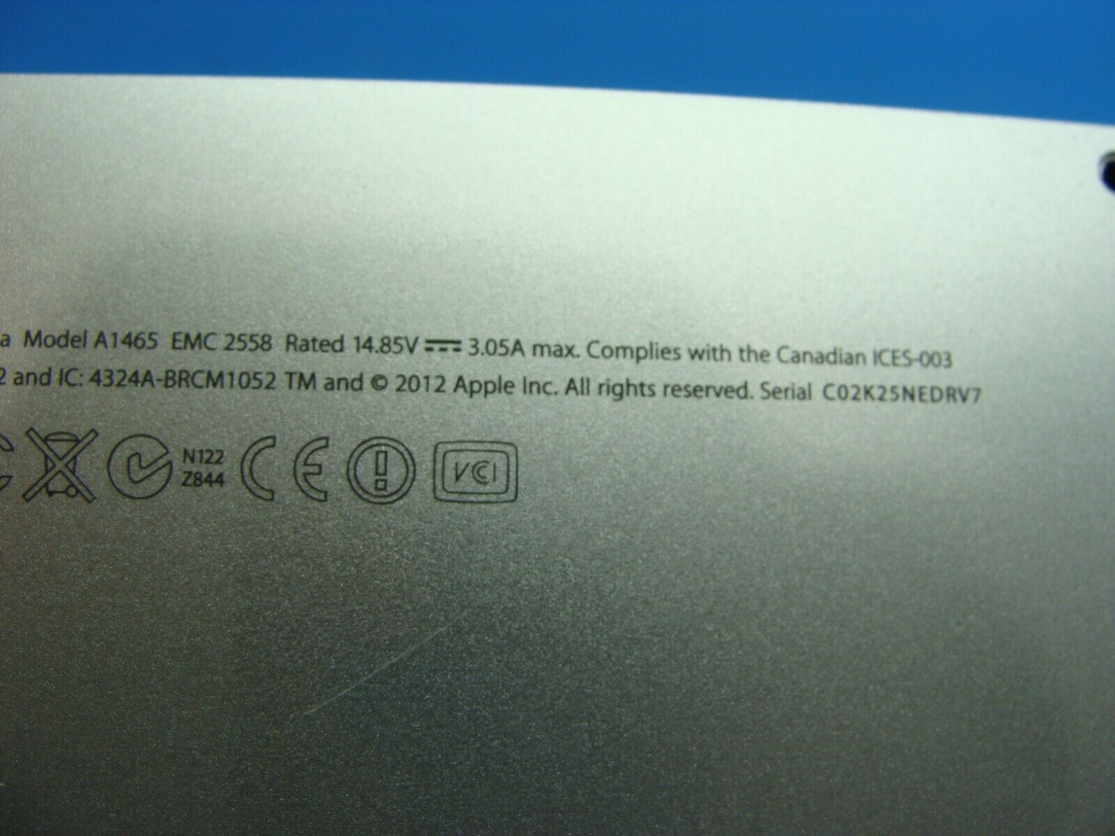 MacBook Air A1465 11