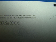 MacBook Air 13" A1466 Early 2015 MJVE2LL/A Genuine Bottom Case 923-00505 #2 Apple